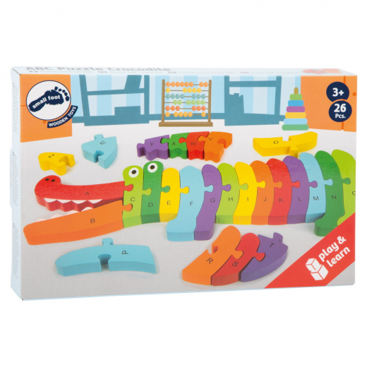 Small Foot - ABC Puzzle, Crocodile ryhmässä PALAPELIT / Lasten palapelit @ Spelexperten (LG-3425)