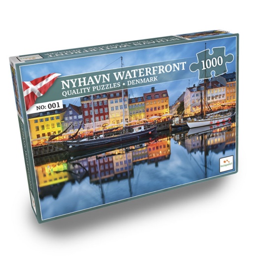 Nordic Puzzles: Nyhavn Waterfront 1000 palaa ryhmässä PALAPELIT / 1000 palaa @ Spelexperten (LPFI071)