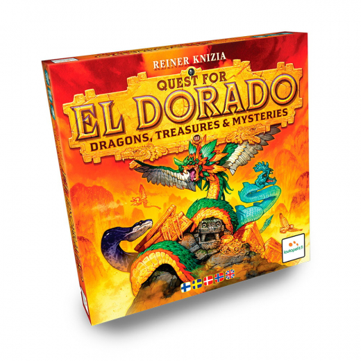 Quest for El Dorado: Dragons, Treasures & Mysteries (Exp.) (FI) ryhmässä SEURAPELIT / Lisäosat @ Spelexperten (LPFI515)