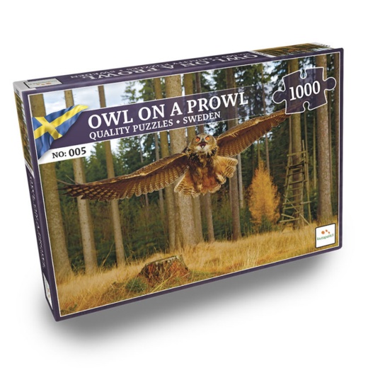 Nordic Puzzles: Owl on a Prowl 1000 palaa ryhmässä PALAPELIT / 1000 palaa @ Spelexperten (LPFI7634)
