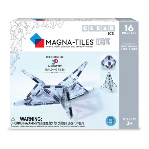 Magna-Tiles - ICE - 16 Osat ryhmässä LELUT / Rakennuspalikat / Magna-Tiles @ Spelexperten (MAG18716)