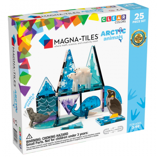 Magna-Tiles - Arctic Animals - 25 Osat ryhmässä LELUT / Rakennuspalikat / Magna-Tiles @ Spelexperten (MAG21125)