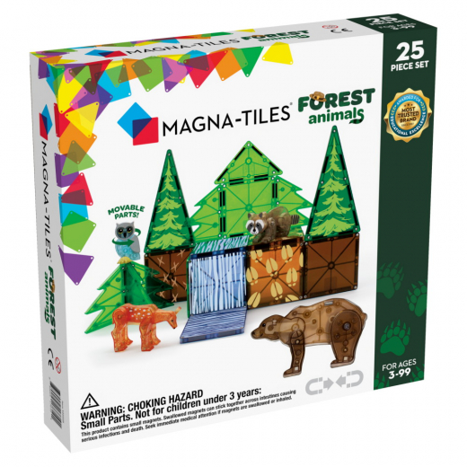 Magna-Tiles - Forest Animals - 25 Osat ryhmässä LELUT / Rakennuspalikat / Magna-Tiles @ Spelexperten (MAG22225)