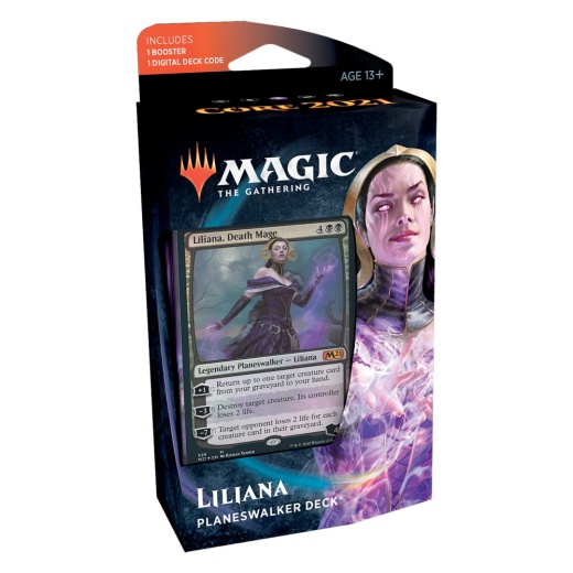 Magic: The Gathering - Core 2021 Planeswalker Deck - Liliana ryhmässä  @ Spelexperten (MAGC7506-LIL)