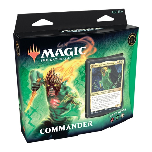 Magic: The Gathering - Zendikar Rising Commander Deck Land's Wrath ryhmässä  @ Spelexperten (MAGC7532-LAN)