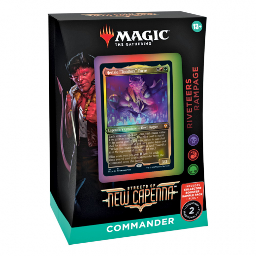 Magic: The Gathering - Riveteers Rampage Commander Deck ryhmässä SEURAPELIT / Magic the Gathering @ Spelexperten (MAGC9516-RIV)