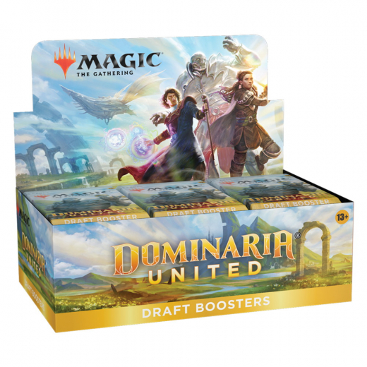 Magic: The Gathering - Dominaria United Draft Booster Display ryhmässä SEURAPELIT / Magic the Gathering @ Spelexperten (MAGC9711-DIS)