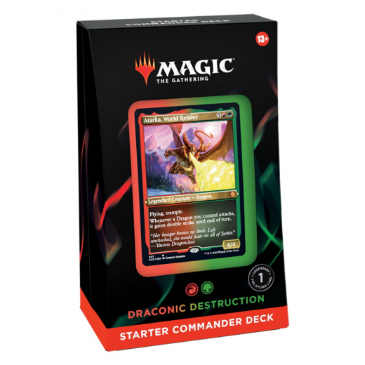 Magic: The Gathering - Draconic Destruction Starter Commander Deck 2022 ryhmässä SEURAPELIT / Magic the Gathering @ Spelexperten (MAGC9923-DRA)
