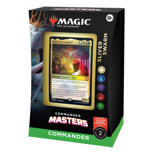 Magic: The Gathering - Sliver Swarm Commander Deck ryhmässä SEURAPELIT / Magic the Gathering @ Spelexperten (MAGD2016-SLI)