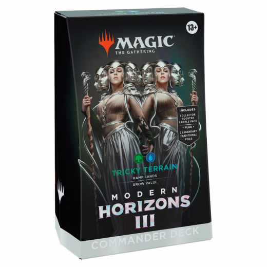 Magic: The Gathering - Tricky Terrain Commander Deck ryhmässä  @ Spelexperten (MAGD3293-TRI)