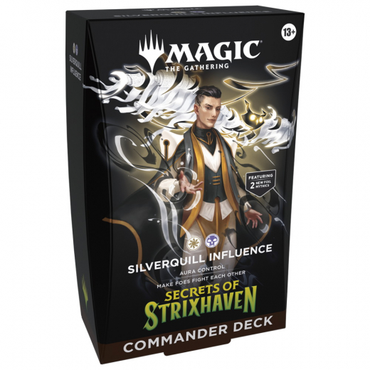 Magic: The Gathering - Silverquill Influence Commander Deck ryhmässä SEURAPELIT / Korttipelit @ Spelexperten (MAGD5339-SIL)
