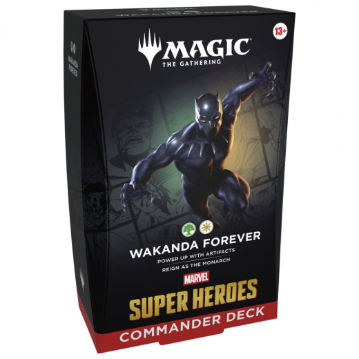 Magic: The Gathering - Wakanda Forever Commander Deck ryhmässä SEURAPELIT / Magic the Gathering @ Spelexperten (MAGD5361-WAK)