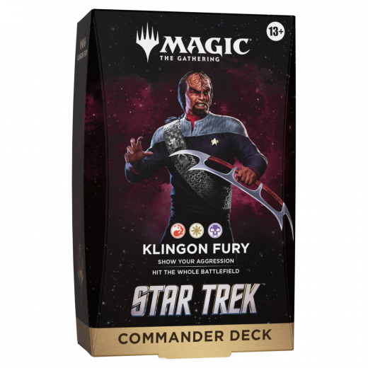 Magic: The Gathering - Klingon Fury - Star Trek Commander Deck ryhmässä SEURAPELIT / Magic the Gathering @ Spelexperten (MAGD5899-KLI)