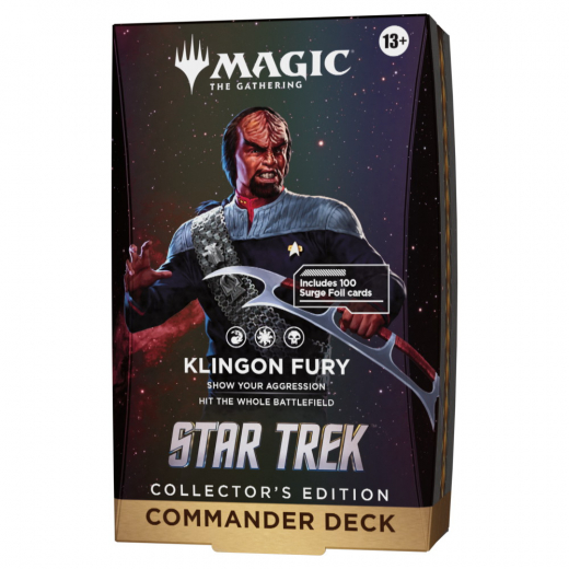Magic: The Gathering - Klingon Fury - Collector's Edition Commander Deck ryhmässä SEURAPELIT / Magic the Gathering @ Spelexperten (MAGD5900-KLI)