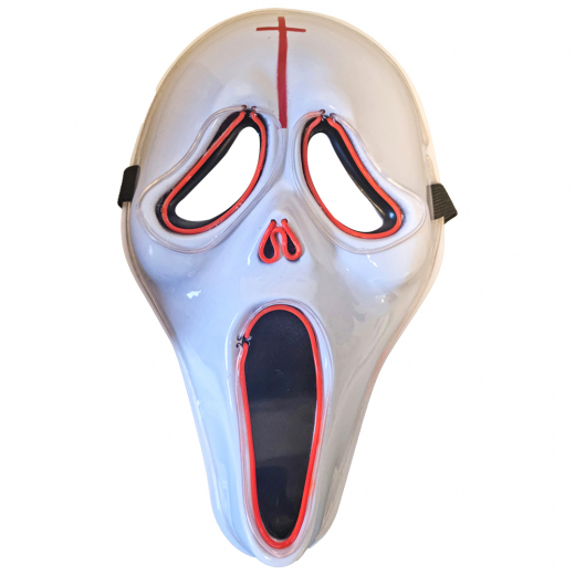 Led Mask Scream ryhmässä LELUT / Naamiaiset / Naamiot @ Spelexperten (MAS-N59)