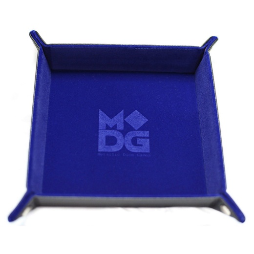 Dice Tray Velvet - Blue ryhmässä SEURAPELIT / Tarvikkeet @ Spelexperten (MET0532)