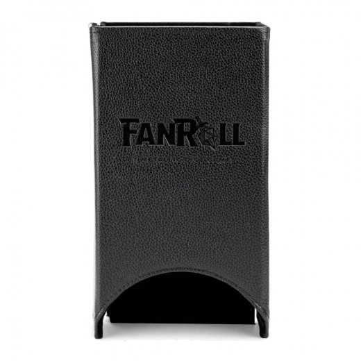 Leather Fold Up Dice Tower - Black ryhmässä SEURAPELIT / Tarvikkeet / Nopat ja tarvikkeet @ Spelexperten (MET0543)