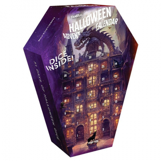 Advent Halloween Calendar 2024 - Metallic Dice Games ryhmässä SEURAPELIT / Tarvikkeet / Nopat ja tarvikkeet @ Spelexperten (MET1011)
