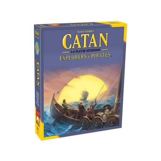Catan 5th Ed: Explorers & Pirates 5-6 Players (Exp.) (Eng) ryhmässä SEURAPELIT / Lisäosat @ Spelexperten (MGI3076)