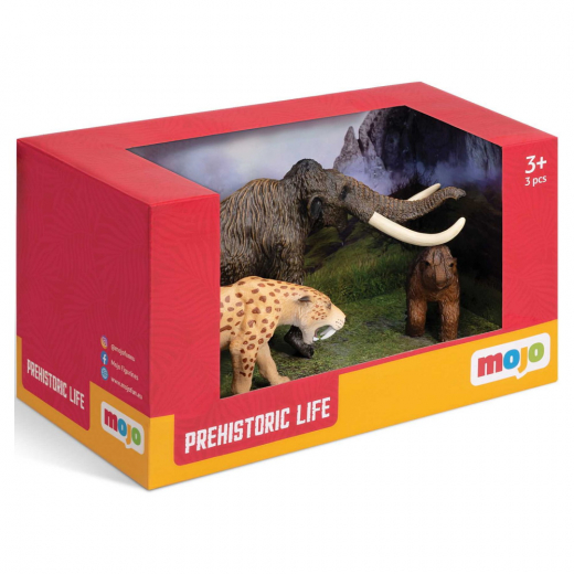 Mojo Prehistoric Life - Mammals Set ryhmässä LELUT / Figuurit ja leikkisarjat @ Spelexperten (MJ-380041)