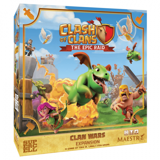 Clash of Clans: The Epic Raid - Clan Wars (Exp.) ryhmässä SEURAPELIT / Lisäosat @ Spelexperten (MMCLASHEXP02)