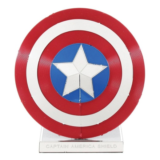 Metal Earth - Marvel Avangers Captain´s America Shield ryhmässä PALAPELIT / Mallirakennus @ Spelexperten (MMS321)