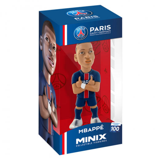 Minix - Mbappé, Paris Saint-Germain - Fotball Stars 100 ryhmässä LELUT / Figuurit ja leikkisarjat @ Spelexperten (MNX10998)