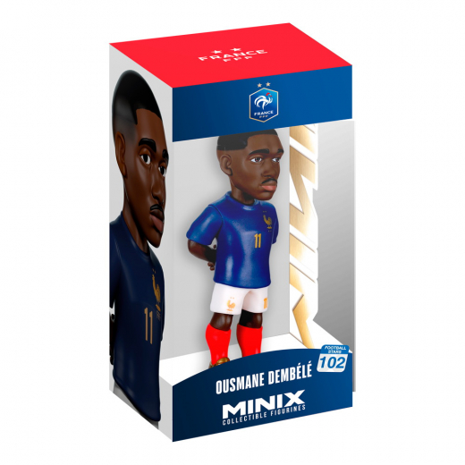 Minix - Ousmane Dembélé, France - Fotball Stars 102 ryhmässä LELUT / Figuurit ja leikkisarjat @ Spelexperten (MNX22519)