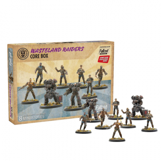 Fallout Miniatures: Wasteland Raiders - Core Box (Exp.) ryhmässä SEURAPELIT / Lisäosat @ Spelexperten (MUH162012)