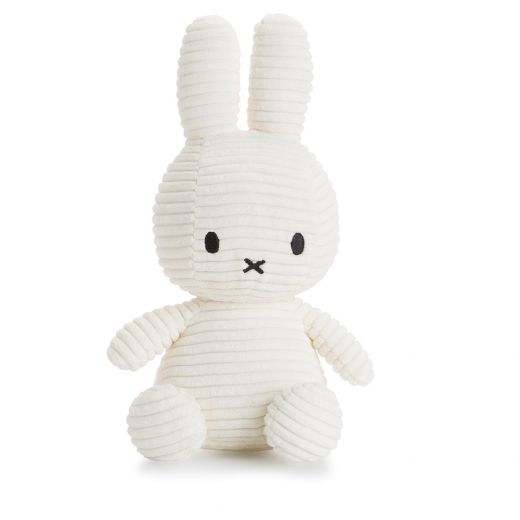 Miffy Corduroy - 23 cm, White ryhmässä LELUT / Pehmolelu @ Spelexperten (MY200)