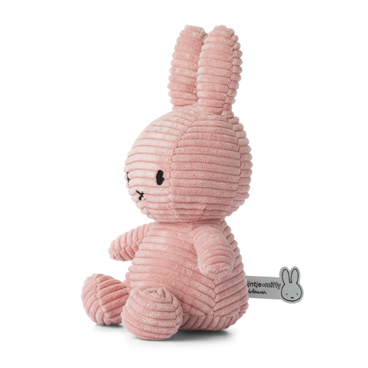 Miffy Corduroy - 23 cm, Pink ryhmässä LELUT / Pehmolelu @ Spelexperten (MY208)