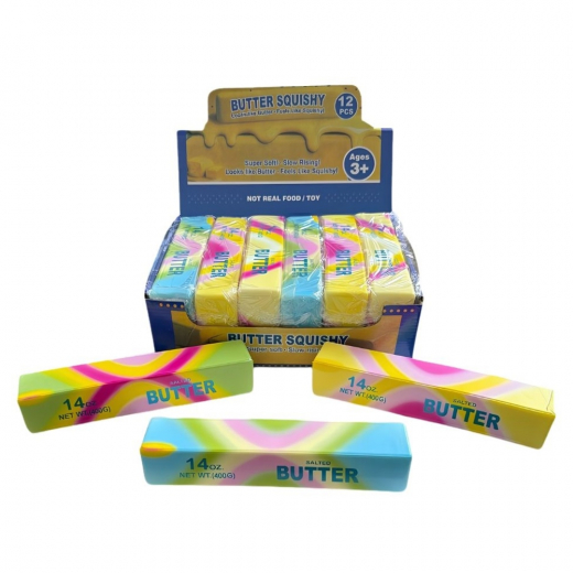 Squishy Butter Medium Tie-Dye ryhmässä LELUT / Fidgets @ Spelexperten (NF-SQ-BU-008)