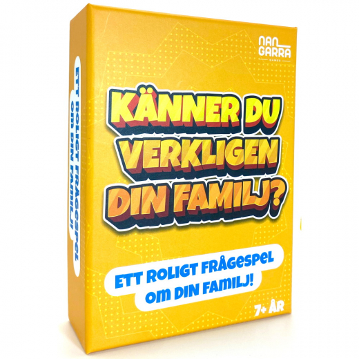 Känner du verkligen din familj? ryhmässä SEURAPELIT / Perhepelit @ Spelexperten (NG-00630)