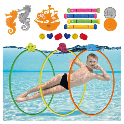 Ocean Hunt Diving toys ryhmässä LELUT / Vesileikkikalut @ Spelexperten (OCEAN-HUNT)