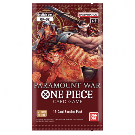 One Piece Card Game: Paramount War Booster ryhmässä SEURAPELIT / Korttipelit @ Spelexperten (OPCG02)