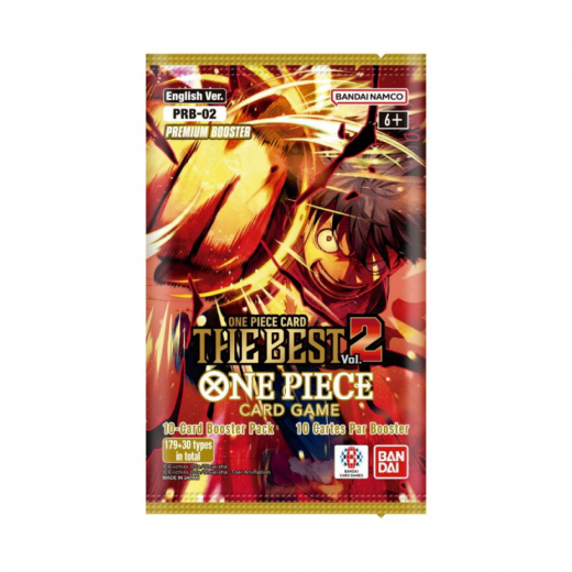 One Piece Card Game: The Best Vol. 2 - Premium Booster Pack PRB-02 ryhmässä SEURAPELIT / Korttipelit @ Spelexperten (OPCG12C-BOS)