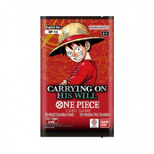 One Piece Card Game: Carrying on His Will Booster Pack OP13 ryhmässä SEURAPELIT / Korttipelit @ Spelexperten (OPCG13-BOS)