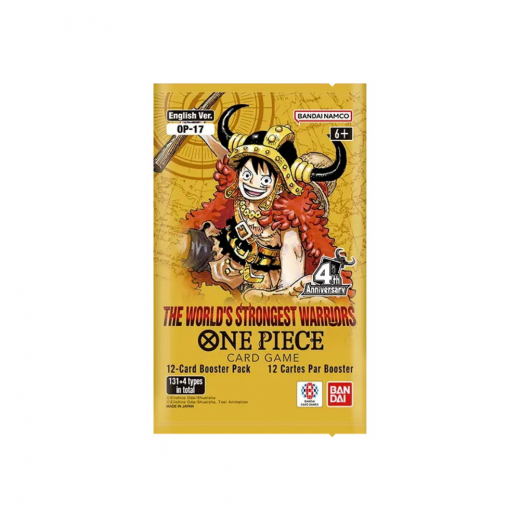 One Piece Card Game: World's Strongest Warriors Booster Pack OP17 ryhmässä SEURAPELIT / Korttipelit @ Spelexperten (OPCG17-BOS)