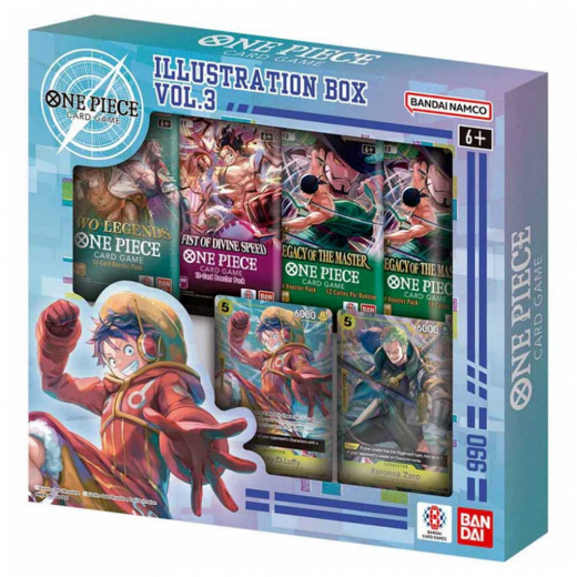 One Piece Card Game: Illustration Box Vol. 3 IB-03 ryhmässä SEURAPELIT / Korttipelit @ Spelexperten (OPCGIB03)