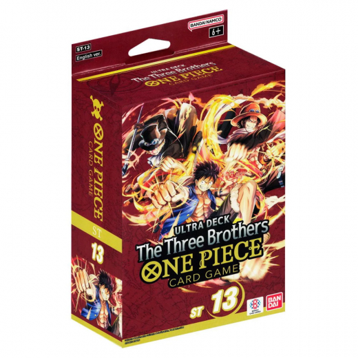 One Piece Card Game: The Three Brothers Ultra Deck ryhmässä SEURAPELIT / Korttipelit @ Spelexperten (OPCGST13)