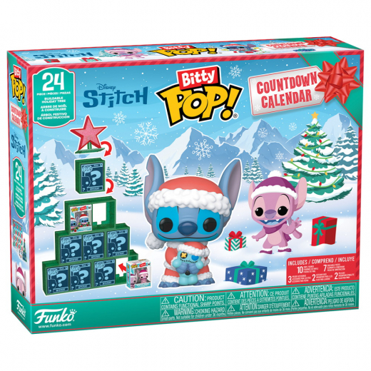 Disney Stitch Funko Bitty Pop Countdown Calendar ryhmässä LELUT / Joulukalenterit @ Spelexperten (P-87002)