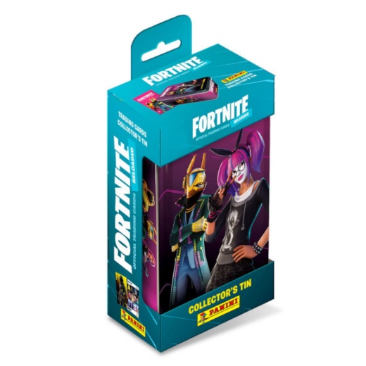 Fortnite Trading Cards: Reloaded - Mega Tin Box ryhmässä SEURAPELIT @ Spelexperten (PAN0863)