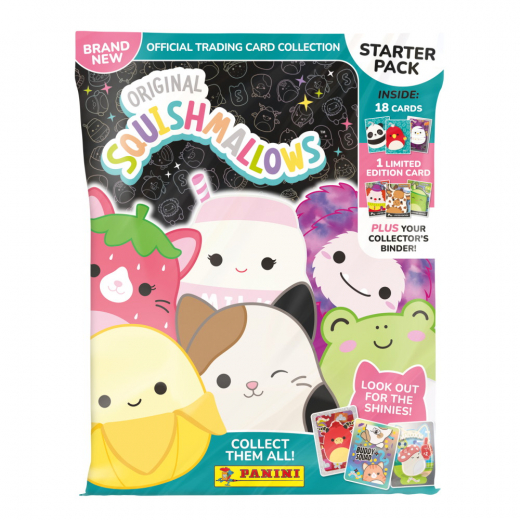 Squishmallows Trading Card Starter Pack ryhmässä LELUT / Collectibles @ Spelexperten (PAN0940)