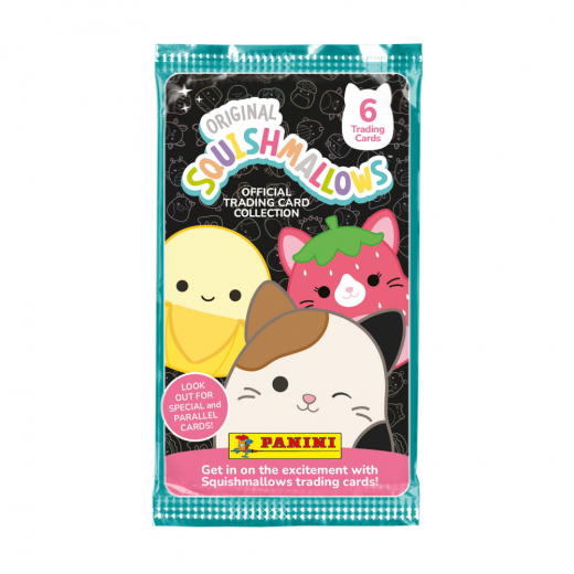 Squishmallows Trading Card Booster Pack ryhmässä SEURAPELIT / Keräilykortit @ Spelexperten (PAN0942-BOS)