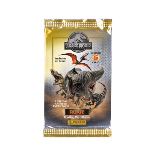 Jurassic World Roar - Collectible Cards Booster Pack ryhmässä SEURAPELIT / Keräilykortit @ Spelexperten (PAN2529-BOS)