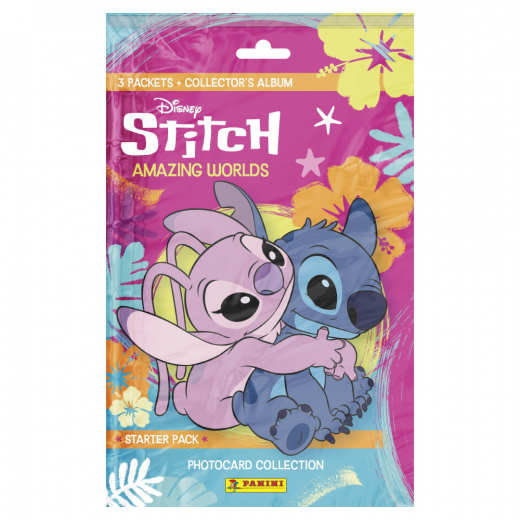 Stitch Amazing World Trading Card  Starter Pack ryhmässä SEURAPELIT / Keräilykortit @ Spelexperten (PAN2559)