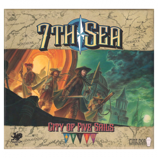 7th Sea: City of Five Sails ryhmässä SEURAPELIT / Korttipelit @ Spelexperten (PBE03001)