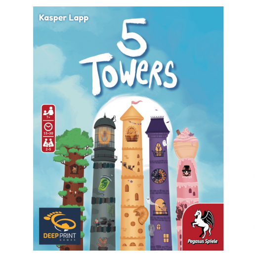 5 Towers ryhmässä SEURAPELIT / Perhepelit @ Spelexperten (PEG3836)