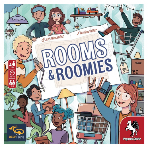 Rooms & Roomies ryhmässä SEURAPELIT / Strategiapelit @ Spelexperten (PEG57834E)