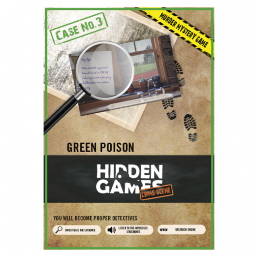 Hidden Games Crime Scene: Case 3 - Green Poison ryhmässä SEURAPELIT / Escape Room @ Spelexperten (PEG9067)